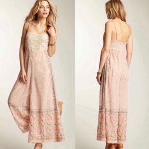 Free People Blush Comb Jumpsuit NWT Medium